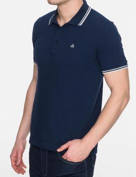 Polo Merc Card Marino/Beige hombre