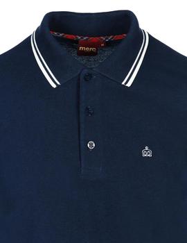 Polo Merc Card Marino/Beige hombre