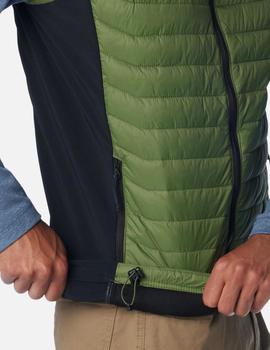 Chaleco Columbia Powder Pass Verde hombre