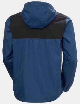 Parka HH Vancouver Rain Negra/Azul hombre