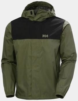 Parka HH Vancouver Rain Verde Oliva hombre