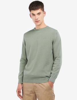 Jersey Barbour Pima Verde hombre