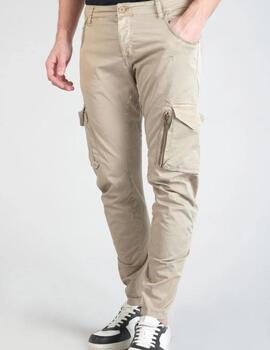 Pantalón Le Temps des Cerises Vaquero Beige hombre