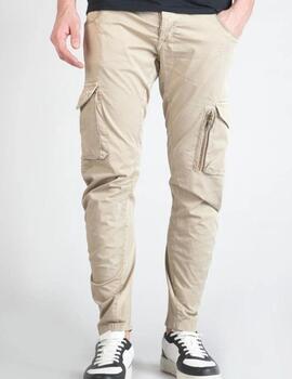 Pantalón Le Temps des Cerises Vaquero Beige hombre