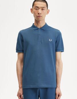 Polo Fred Perry Plain Azul hombre