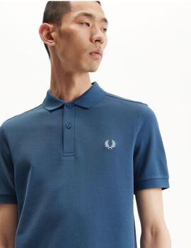 Polo Fred Perry Plain Azul hombre