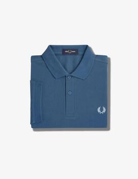 Polo Fred Perry Plain Azul hombre