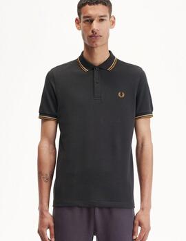 Polo Fred Perry Twin Tipped Tierra hombre