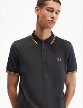 Polo Fred Perry Twin Tipped Tierra hombre