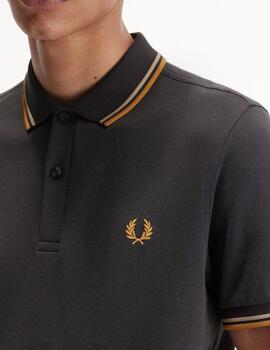 Polo Fred Perry Twin Tipped Tierra hombre