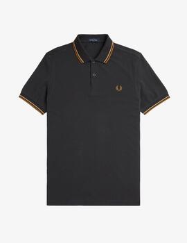 Polo Fred Perry Twin Tipped Tierra hombre