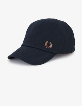 Gorra Fred Perry Pique Classic Marina hombre