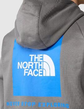 Sudadera The North Face Raglan Redbox Gris hombre