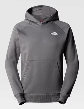 Sudadera The North Face Raglan Redbox Gris hombre