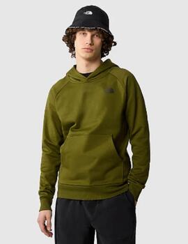 Sudadera The North Face Raglan Redbox Verde hombre