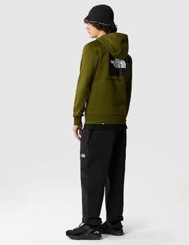 Sudadera The North Face Raglan Redbox Verde hombre