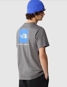 Camiseta The North Face Redbox Tee Gris Hombre