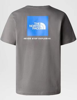 Camiseta The North Face Redbox Tee Gris Hombre