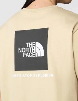 Camiseta The North Face Redbox Tee Beige hombre