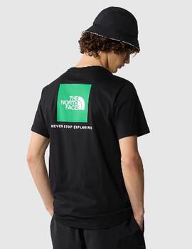 Camiseta The North Face Redbox Tee Negra hombre