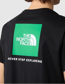 Camiseta The North Face Redbox Tee Negra hombre