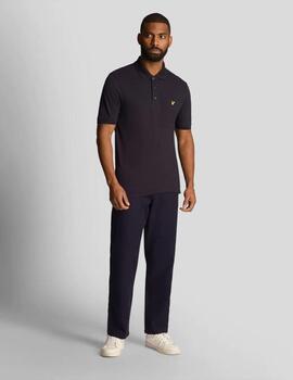 Polo Lyle&Scott Plain Marino hombre