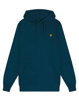 Sudadera Lyle&Scott Pullover Hoodie Marina hombre