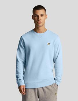 Sudadera Lyle&Scott Crew Neck Azul hombre