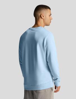 Sudadera Lyle&Scott Crew Neck Azul hombre