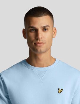 Sudadera Lyle&Scott Crew Neck Azul hombre