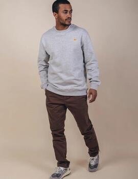 Sudadera Trendsplant Organic Essential Gris Hombre