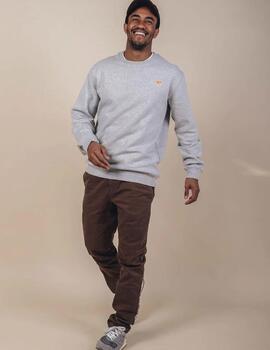 Sudadera Trendsplant Organic Essential Gris Hombre