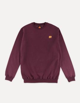 Sudadera Trendsplant Organic Essential Granate hombre