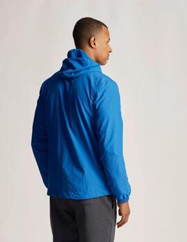 Parka Lyle&Scott Zip Through Hooded Azulón hombre