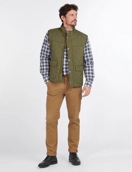 Chaleco Barbour Explorer Verde hombre