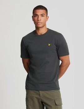 Camiseta Lyle&Scott Plain Gris hombre