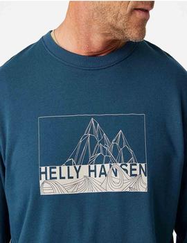 Sudadera F2F Organic Cotton Azul