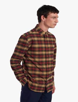 Camisa Fred Perry m/l Camel