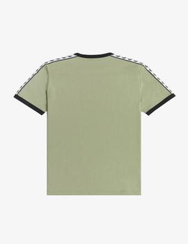 Camiseta M/C Verde Fred Perry