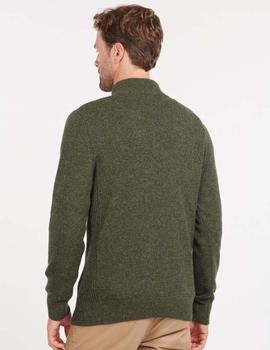 Jersey  Barbour  Tisbury Half Olive