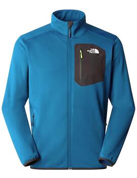 Forro Polar The North Face Crest Fz Azul hombre