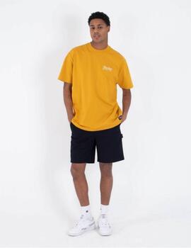 Camiseta Hurley Built Outline SS Mostaza Hombre