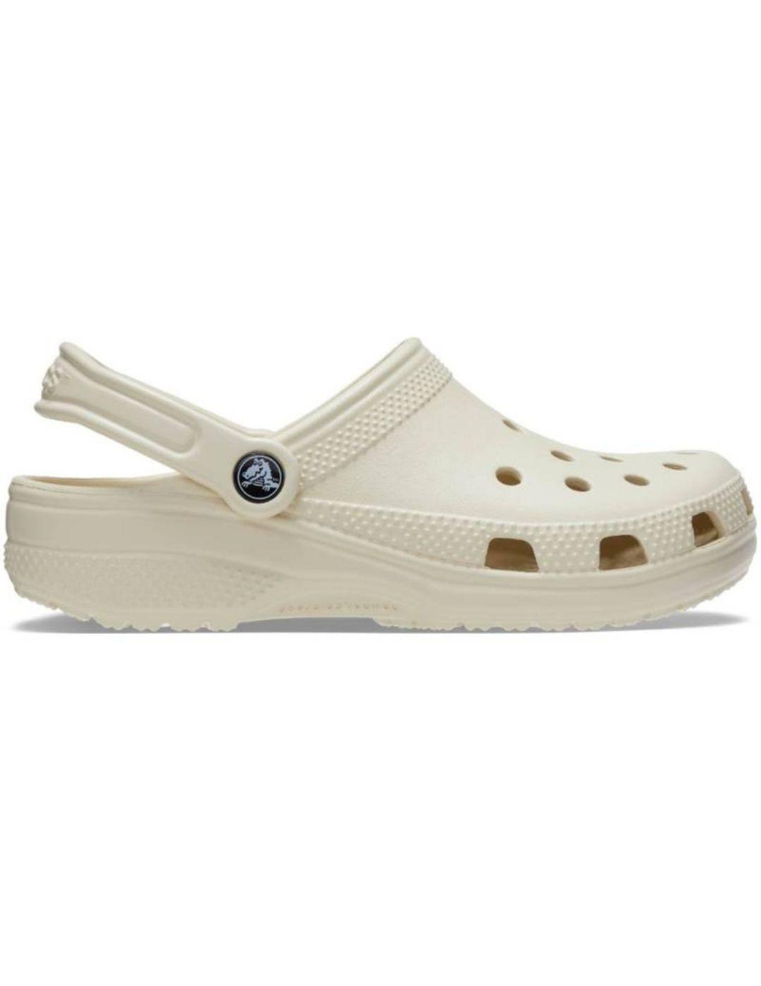 Zueco Crocs Classic U Blanco Roto unisex