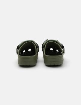 Zueco Crocs Yukon Vista II LR Clog Verde Militar unisex