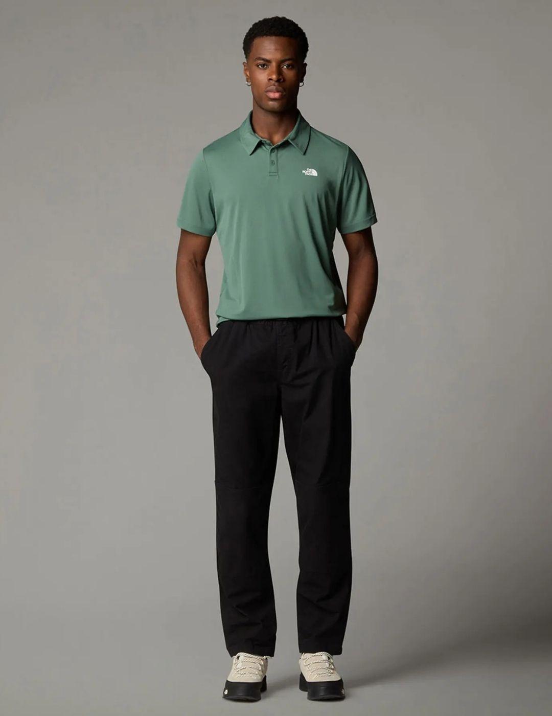 Polo The North Face Tanken Verde Agua hombre