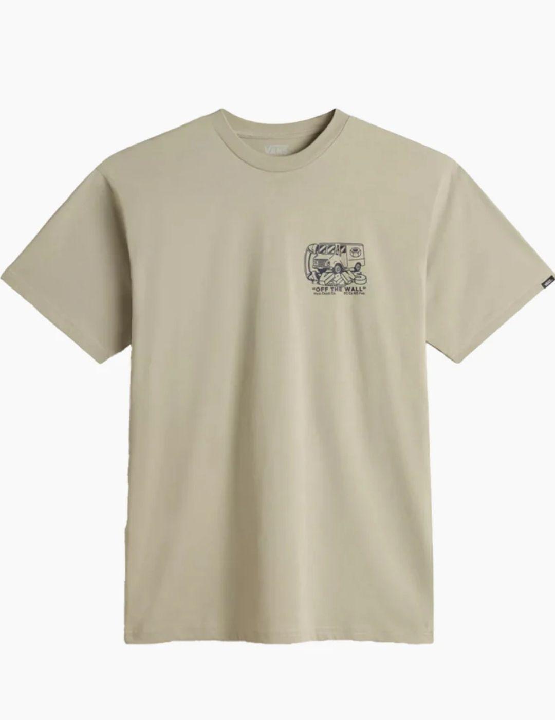 Camiseta Vans Next Stop SS Tostada hombre