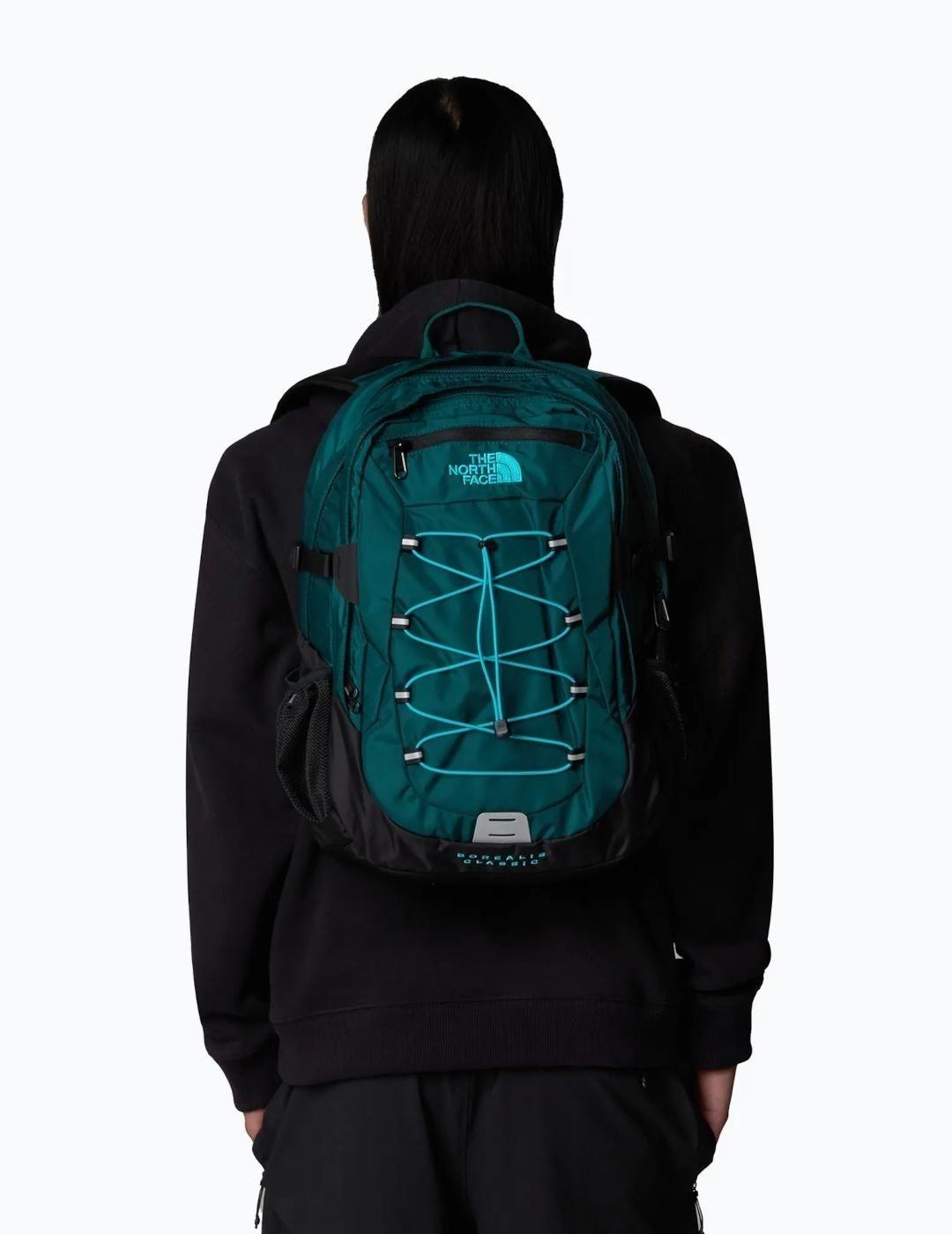 Mochila The North Face Borealis Classic Negra/Verde hombre