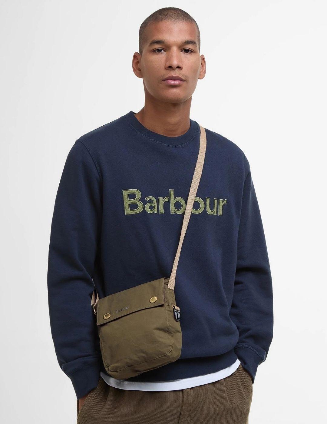 Bolso Barbour Transport Crossbody Verde Oliva unisex