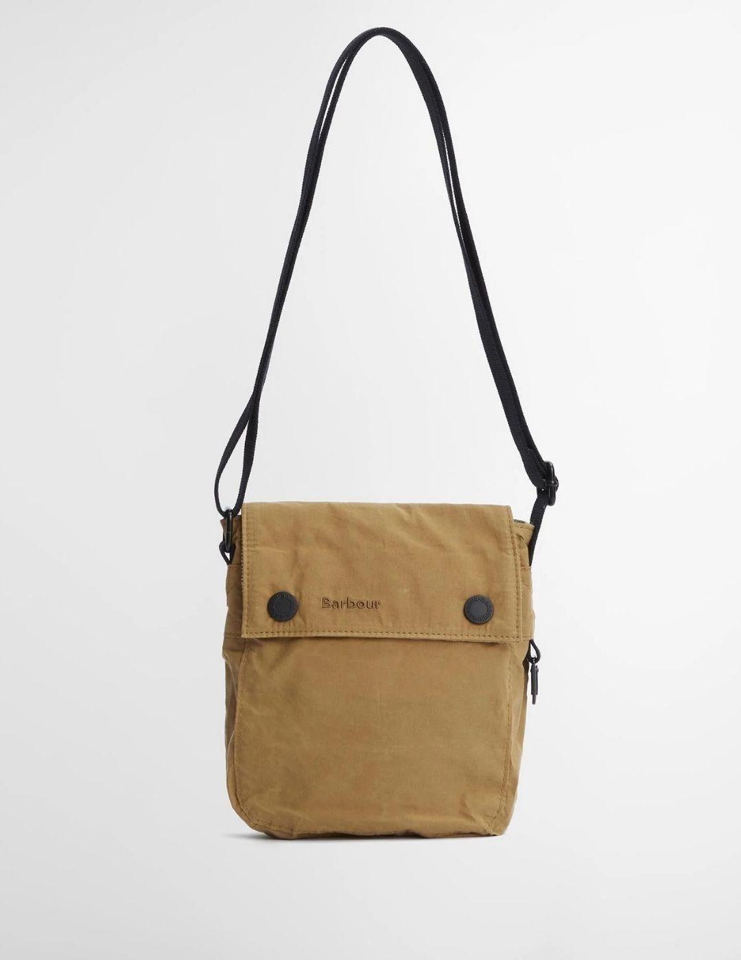 Bolso Barbour Transport Crossbody Camel unisex