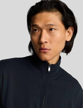 Sudadera Lyle&Scott Superfine Quarter Marina hombre